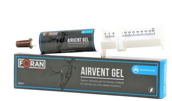 Foran Airvent Gel - légzéskönnyítő gél lovaknak, 50 ml
