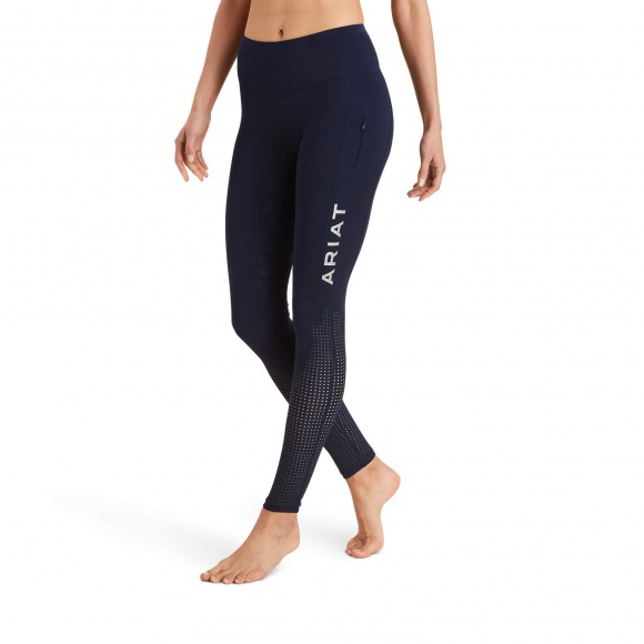 Ariat Eos teliszilikonos lovaglóleggings, sötétkék, XS