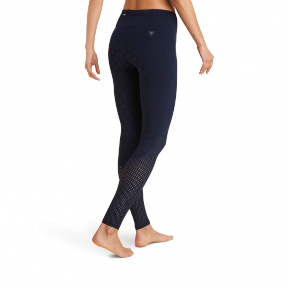 Ariat Eos teliszilikonos lovaglóleggings, sötétkék, XS