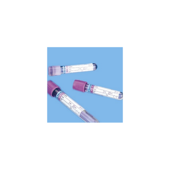 Vacutainer Vérvételi Cső Edta 9 Ml 50 Db Lila Véralvadásgátlós