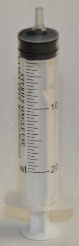 Fecskendő Eh 20ml 3 Részes gumidugós Romed