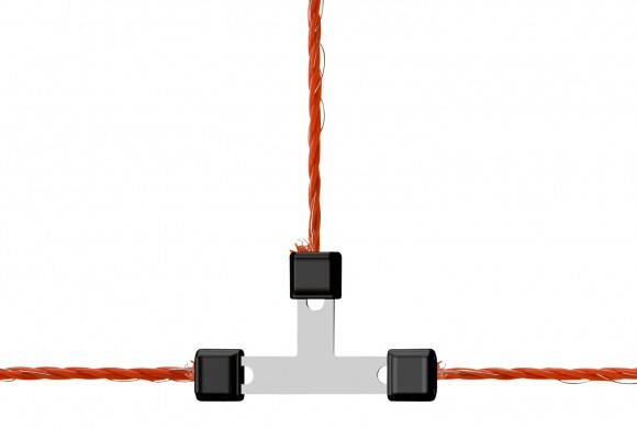 KERBL Litzclip vezeték T-összekötő 3mm, 5db