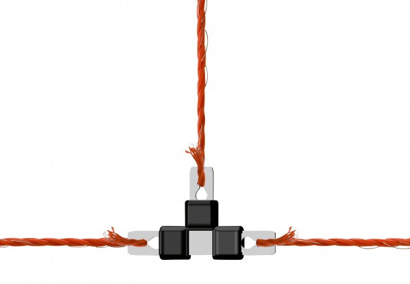 KERBL Litzclip vezeték T-összekötő 3mm, 5db