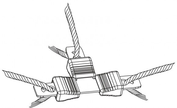 KERBL Litzclip vezeték T-összekötő 3mm, 5db