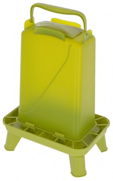 KERBL Műanyag baromfi etető, téglalap alakú, 5,5 L, zöld