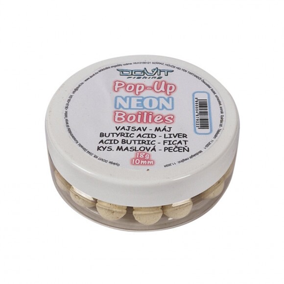 Dovit Pop-Up Neon Boilie 10mm - vajsav-máj 18g