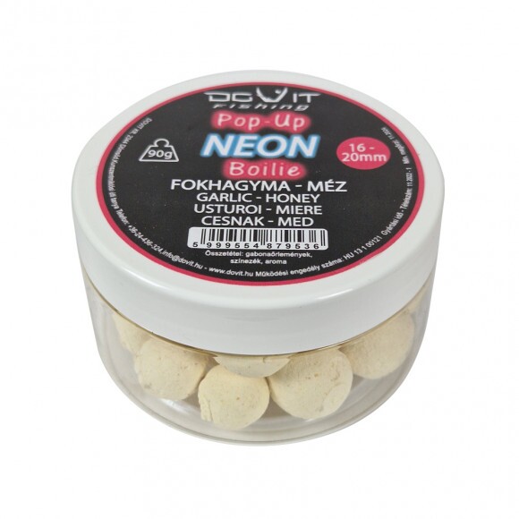 Dovit Pop-Up Neon Boilie 16-20Mm - Fokhagyma-Méz 90g