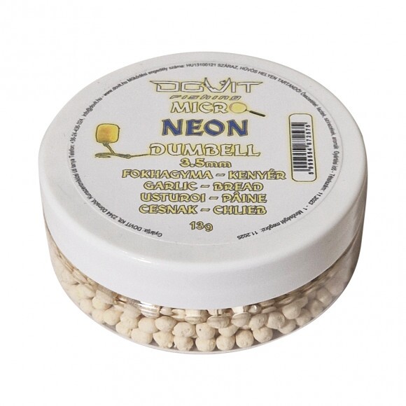 Dovit Micro Neon dumbell 3,5mm - Fokhagyma-Kenyér 18g