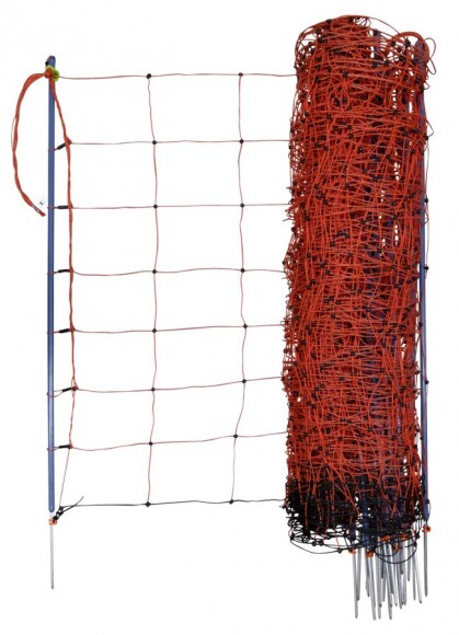 KERBL OviNet Premium, 50 m, narancs, 90 cm, egy leszúrós