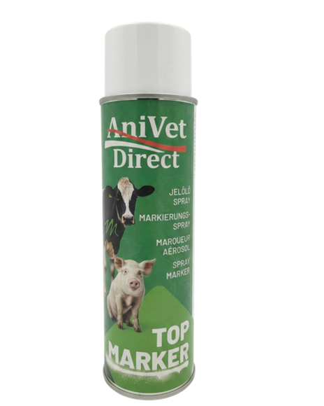 AnivetDirect Állatjelölő Spray Topmarker Zöld 500ml Szvm Sertés