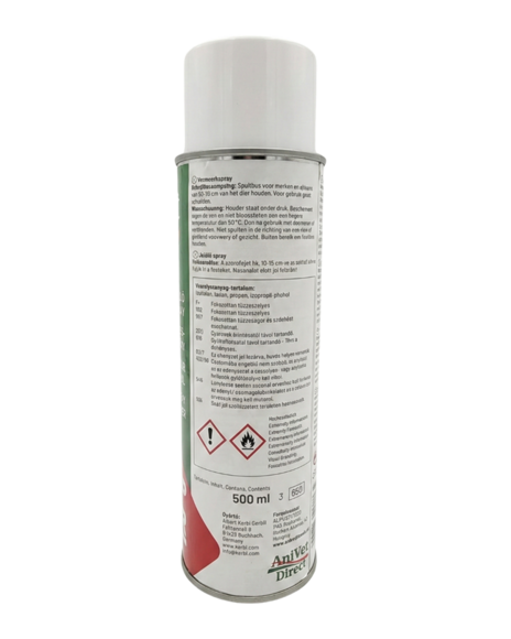 AnivetDirect Állatjelölő Spray Topmarker Piros 500ml Szvm Sertés