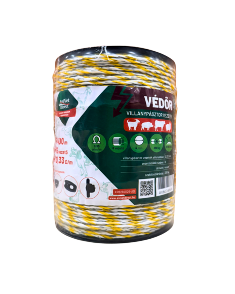 AnivetDirect VédŐr Premium villanypásztor vezeték 400m, 330 kg, 4 mm 