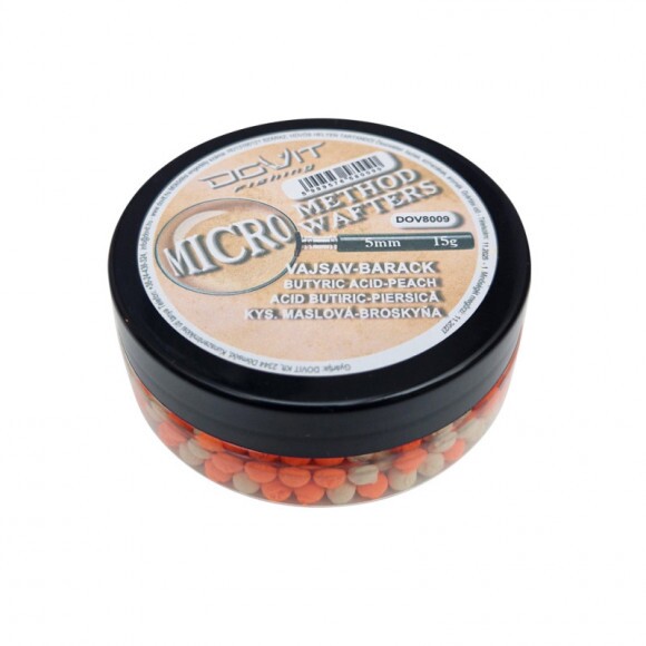 Dovit Micro Method Wafters 5mm - Vajsav - Sárgabarack  15g