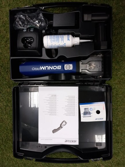 Nyírógép Bonum Pro ló, szvm 2 akkumulátorral kék