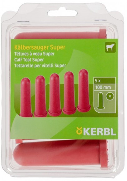 KERBL Cumi piros, 100 mm, piros, 5 db/cs