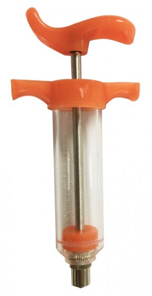 Műanyag fecskendő  20ml LL műanyag fogóval