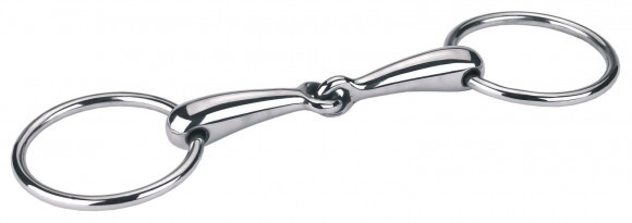 KERBL Üreges csikózabla, egyszer tört, 11,5cm