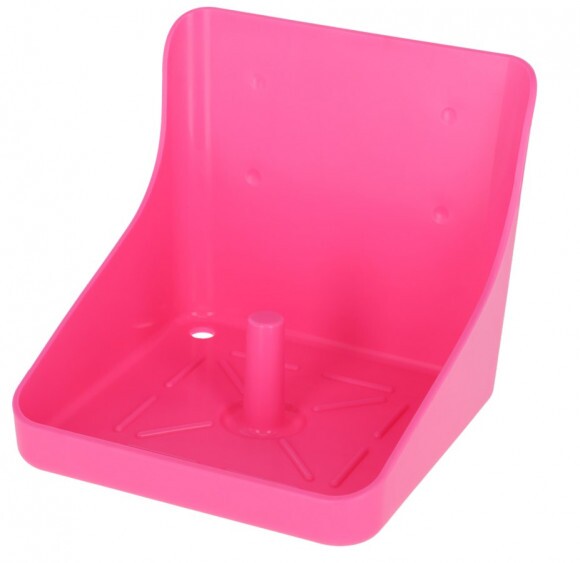 KERBL Nyalósó tartó, négyszögletű, pink