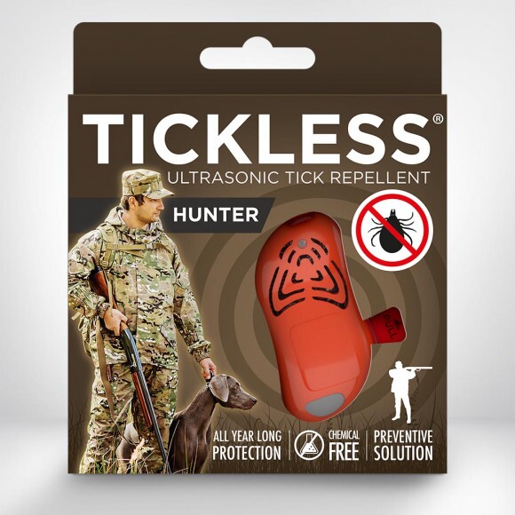 Tickless Hunter vegyszermentes ultrahangos kullancsriasztó, narancssárga