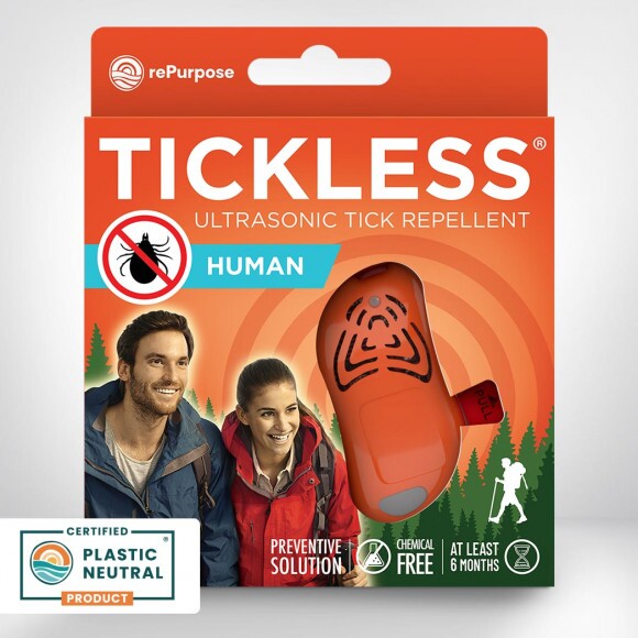Tickless Human vegyszermentes ultrahangos kullancsriasztó, narancssárga