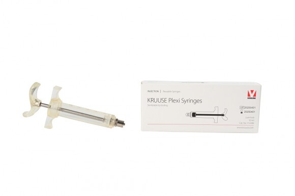 Plexi fecskendő, luer lock, 10 ml KRUUSE
