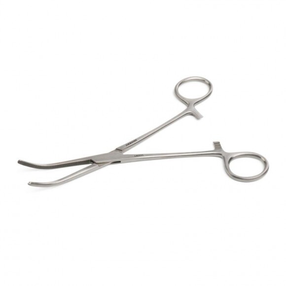 Érfogó hajlított Rochester Pean 18 cm