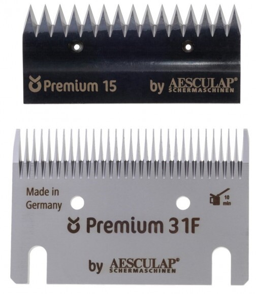 KERBL Premium vágóél szett lóhoz, 31F/15