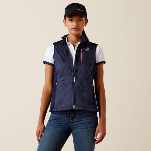 Ariat Fusion Insulated női mellény, sötétkék, S