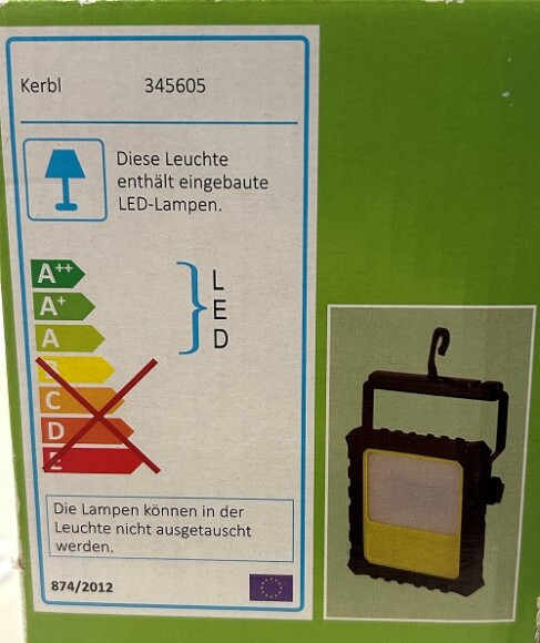 KERBL Lámpa ledes WorkFire Pro, 20W