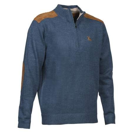 Verney-Carron PULL FOX ZIPPE PULÓVER KÉK XL 