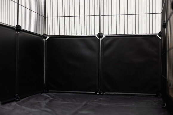 KERBL Hoppla 24 részes nyúlkarám nylon alappal 144x72x72 cm