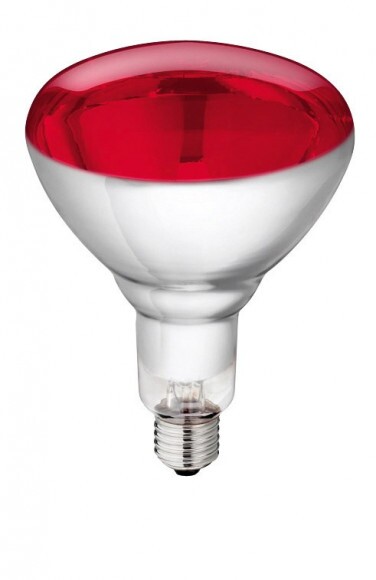 Infralámpa Izzó Piros 250 W Philips E27