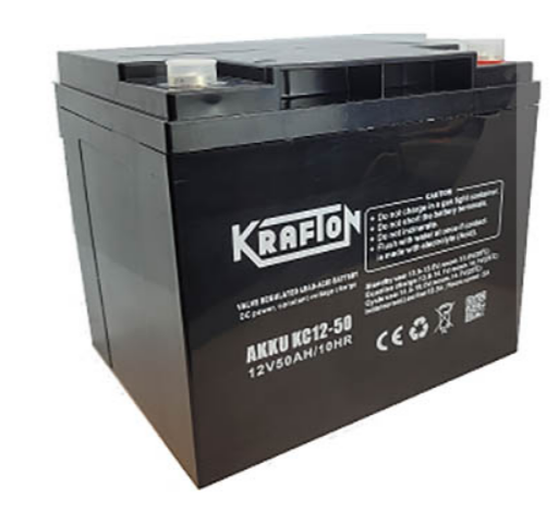 KRAFTON 12V 50Ah munka Akkumulátor Urban Tejkiosztóhoz
