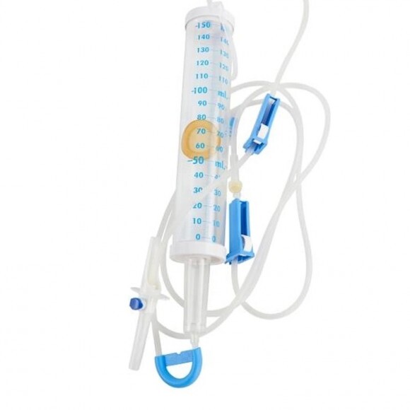 Infúziós szerelék steril Burrette 150 ml Kruuse