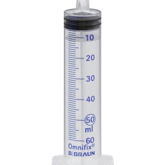 Omnifix Solo öblítőfecskendő adapterrel, 50 ml