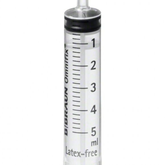 Omnifix háromrészes fecskendő, Luer csatlakozással, 20 ml