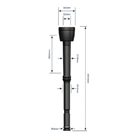 Kehelygumi 20mm Delaval 310x13x22mm