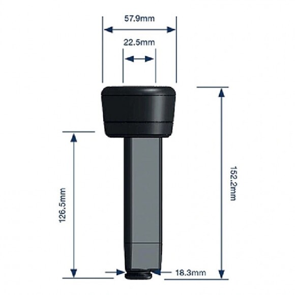 Kehelygumi 23mm Non vented 152xN/Ax59mm