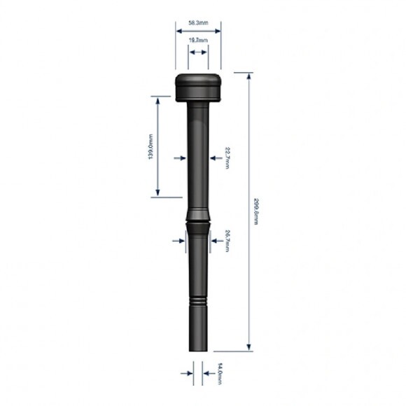 Kehelygumi 20mm Sac 161x25x46mm