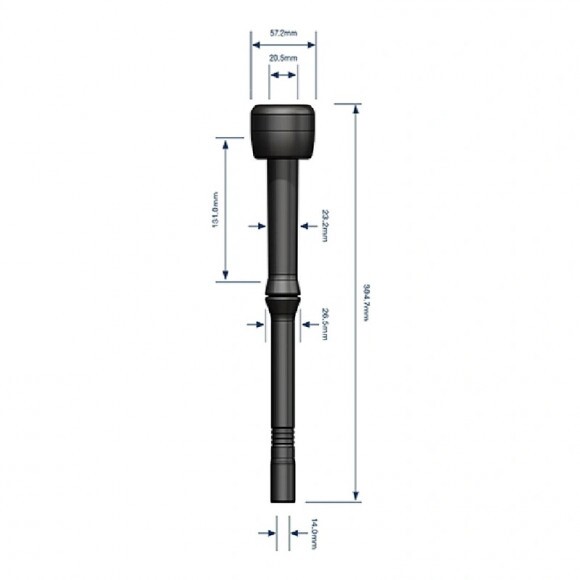 Kehelygumi 21mm Sac 305x14x23mm