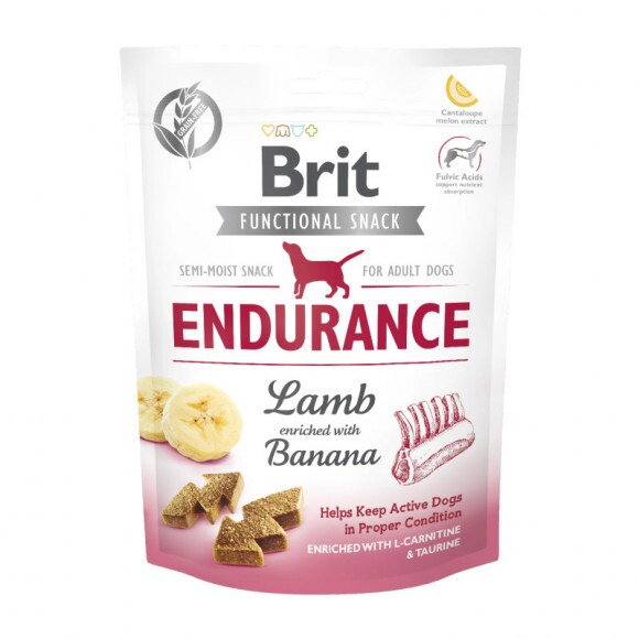 Brit Functional Snack Endurance Lamb jutalomfalat 150g