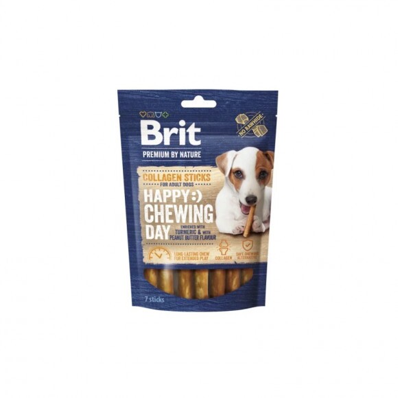 Brit Premium Happy Day Collagen Chews Sticks 50g, 7db