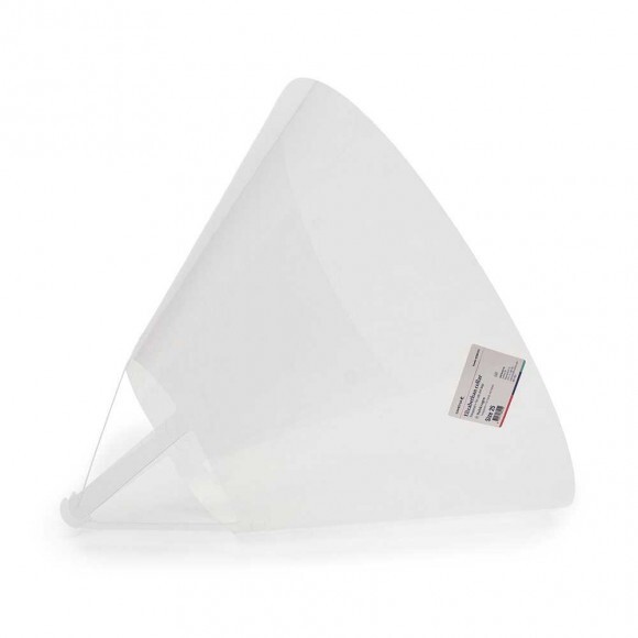 Védőgallér 25 cm átlátszó mintás 1db