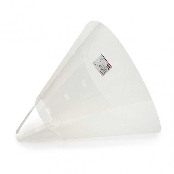 Védőgallér 30 cm átlátszó mintás 1db