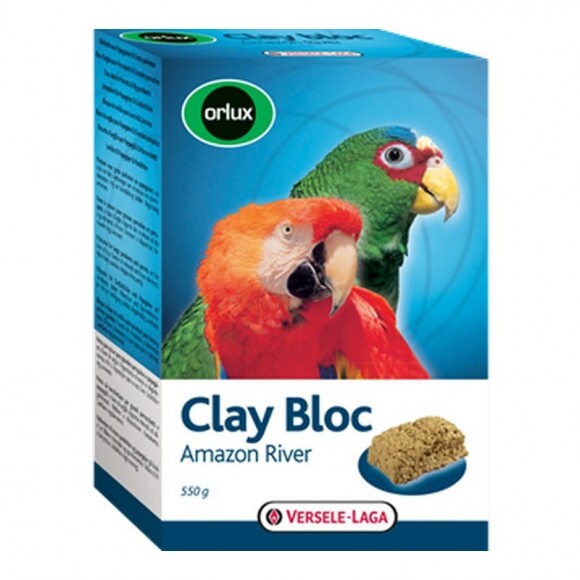 Orlux Clay Bloc Amazone Rivel agyagtömb Óriáspapagájoknak 550g