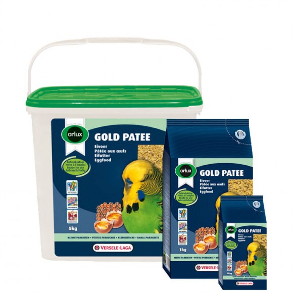 Orlux Gold Patee Small Parakeets lágyeleség Hullámos papagájnak 1kg