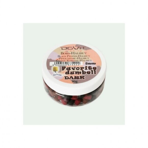 Dovit Favorite dumbell Dark - bors-halibut 30g