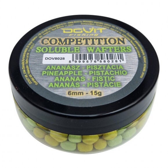 Dovit Competition Soluble Wafters 6mm - Ananász - Pisztácia  15g