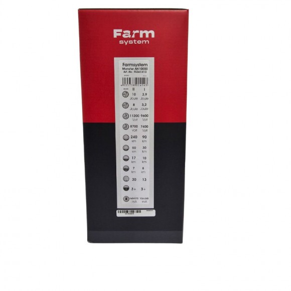 FARMSYSTEM MONSTER AN10000, 10 J, villanypásztor készülék, Gen.2.