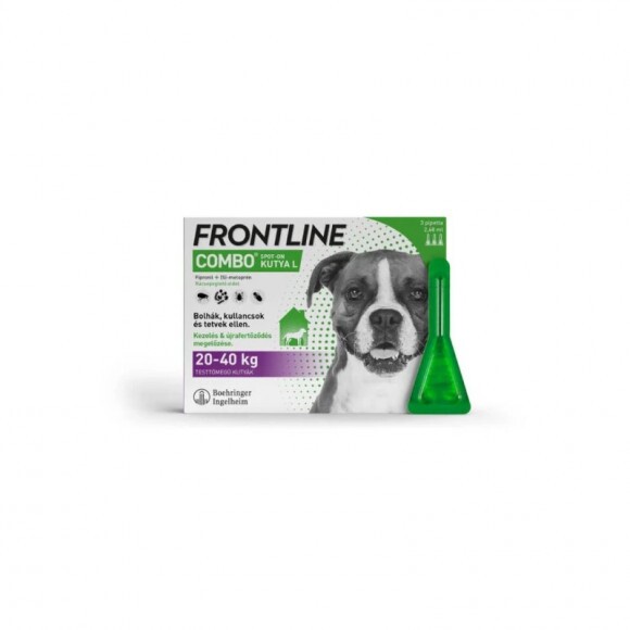 Frontline Combo kutya L 20-40 kg 2,68 ml 3x